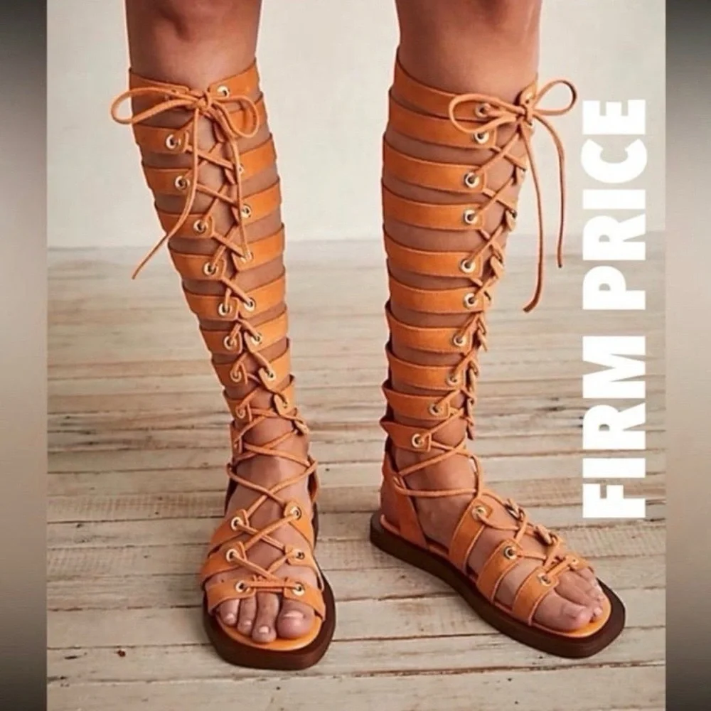 FREE PEOPLE Sun Chaser Gladiator Sandal - Picture 1 of 4